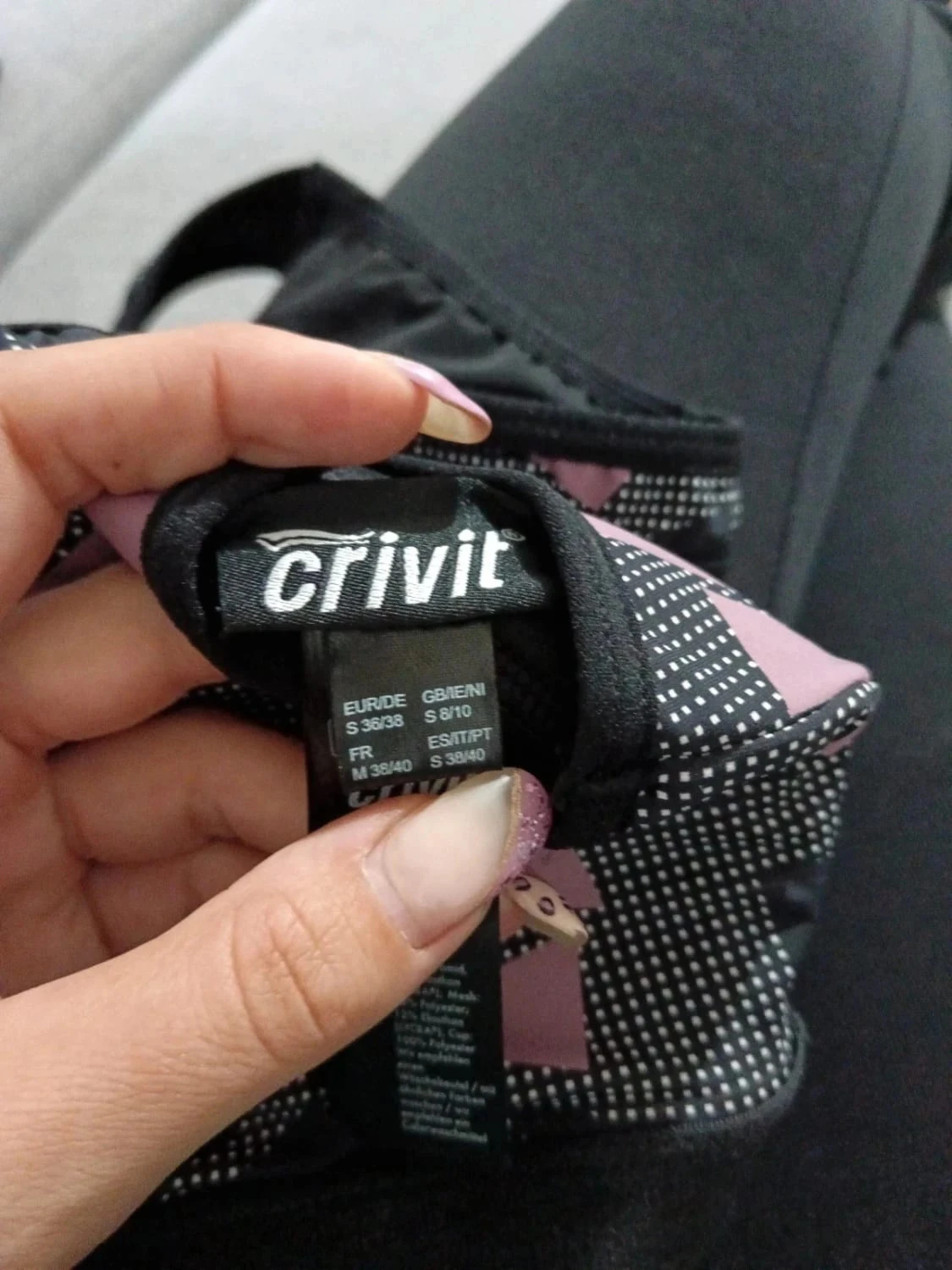 C61 beha zwart/Lila Crivit M – photo 3